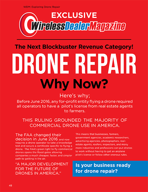 The Next Blockbuster Revenue Category! Drone Repair